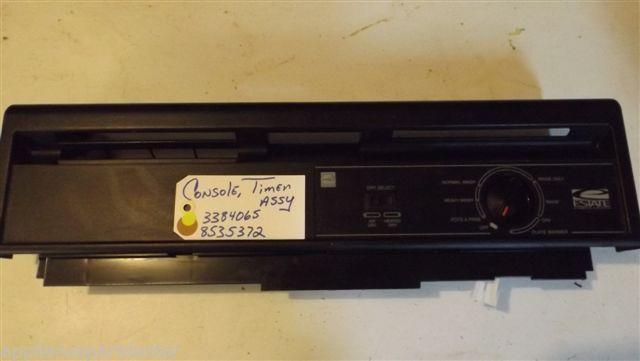 ESTATE DISHWASHER 3384065 8535372 console, timer USED PART ESTATE DISHWASHER 3384065 8535372 console, timer USED PART